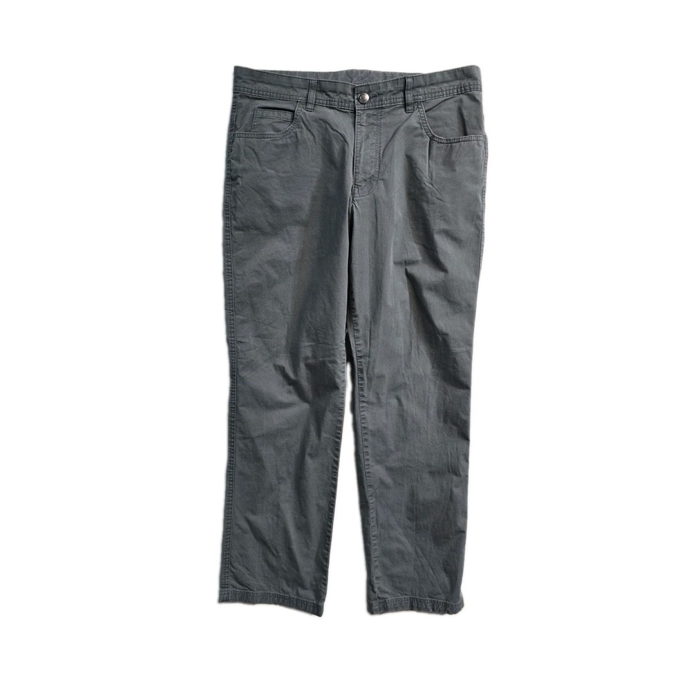Columbia Regular Fit Cotton Blend Pants 34x30 Gray